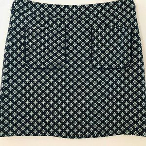 Ann Taylor Loft Outlet Skirt Size 8 New Blue Green